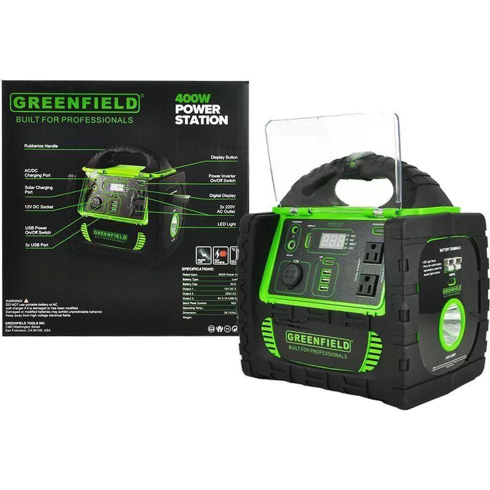 Greenfield GPS400W Power Station 400W - KHM Megatools Corp. Greenfield GPS400W Power Station 400W - KHM Megatools Corp.